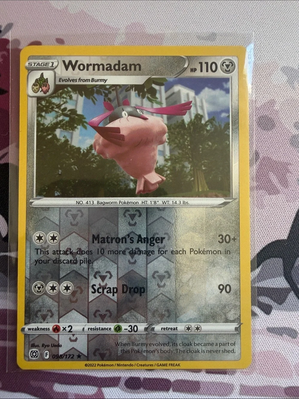 Burmy & Wormadam Pokémon Evolution Card Reverse Holo Lot 🌿 3 Cards ✨5/$25✨